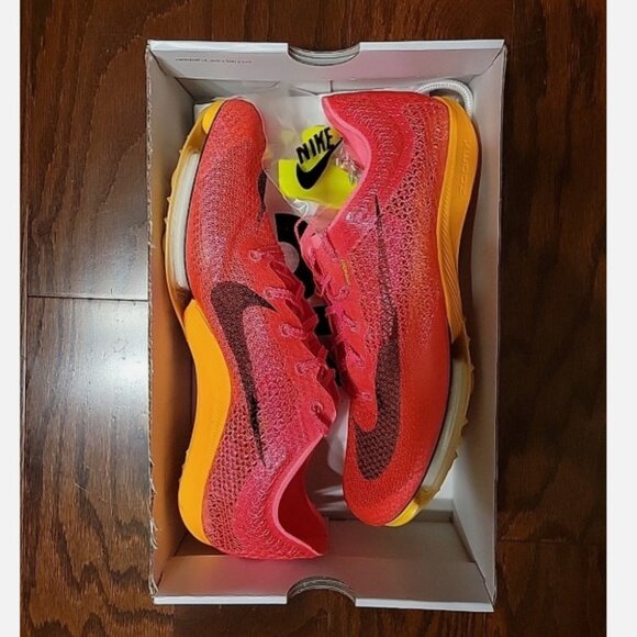 Nike Air Zoom Victory Track Spikes Hyper Pink Orange Mens 11.5 - Picture 10 of 10